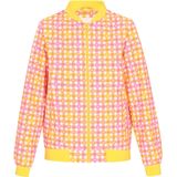 MYMO - Tussenjas - Geel - Rosa - Wit - Blouson - Licht Gevoerd - Geruit