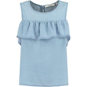 Garcia Meisjes Topje denim - med indigo used - Maat 176