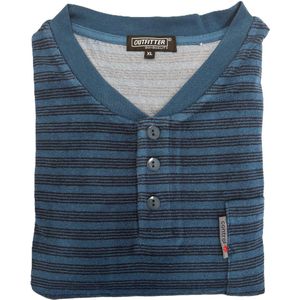 Outfitter - Badstof Heren Pyjama - Petrol - Maat M