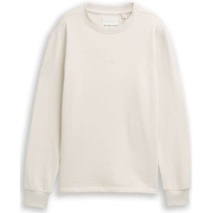 TOM TAILOR Sweatshirt voor jongens, 32257 - Grijs Wit, 152
