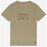 NIK & NIK T-Shirt ecru (Maat: 128) - Logo - Halslijn: Ronde hals,