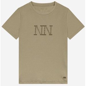 NIK & NIK T-Shirt ecru (Maat: 128) - Logo - Halslijn: Ronde hals,