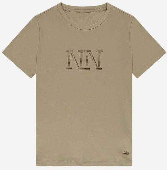 NIK & NIK T-Shirt ecru (Maat: 128) - Logo - Halslijn: Ronde hals,