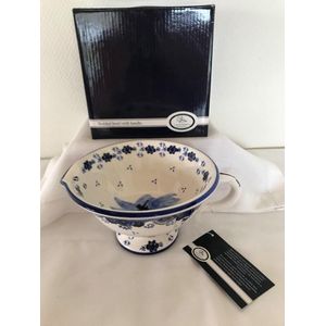 kom met oor bowl Delfts Blauw Twickel handgeschilderd cadeau