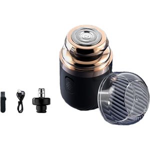 Mannen Gezichts- & Neushaartrimmer 2-in-1 - Draadloze USB Oplaadbare Trimmer