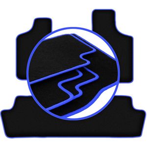CARLUX-BLUE automatten voor: Chrysler Grand Voyager III minivan (2000-2008)