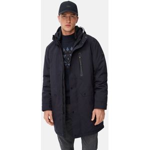 camel active - teXXXactive® - Jas met Capuchon - Marineblauw