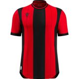 Macron Propus Eco Shirt Korte Mouw Kinderen - Rood / Wit | Maat: 7-8 Y