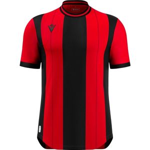 Macron Propus Eco Shirt Korte Mouw Kinderen - Rood / Wit | Maat: 7-8 Y