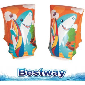 Bestway® Swimsafe Zwembandjes Haai 2 stuks Requin Waterarmband Zwemband - L4005