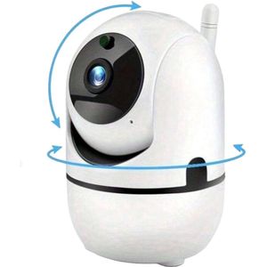 S&E WiFi Beveiligingscamera – Babyfoon - HD IP Camera met Nachtzicht, Bewegingsdetectie & 2-Way Audio | Binnen & Buiten | Smartphone App