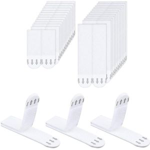 24 Poster Strips - Heavy Duty Adhesive Nails for Picture Frames, Posters, and Mirrors