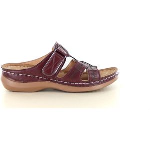 Hafjes - Roma - Slipper - Zwart - Imitatieleer - Synthetische Voering