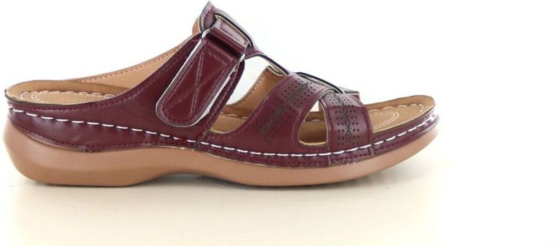 Hafjes - Roma - Slipper - Zwart - Imitatieleer - Synthetische Voering