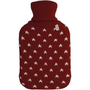 Premium 2 Liter Warmwaterkruik met Stervormige Hoes - Gecertificeerd volgens BS 1970:2012