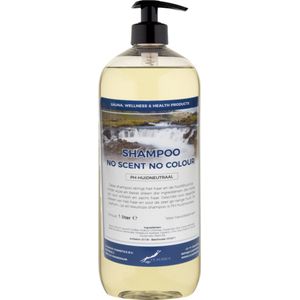 Shampoo No Scent No Colour - 1 liter (transparant) met pomp - Haarverzorging