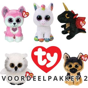 compressie Kaarsen radium Ty beanie knuffel roze draak 15 cm - speelgoed online kopen | De laagste  prijs! | beslist.nl