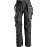 Snickers FlexiWork Vloerleggersbroek+ Stretch 6923 - Mannen - Zwart - 54