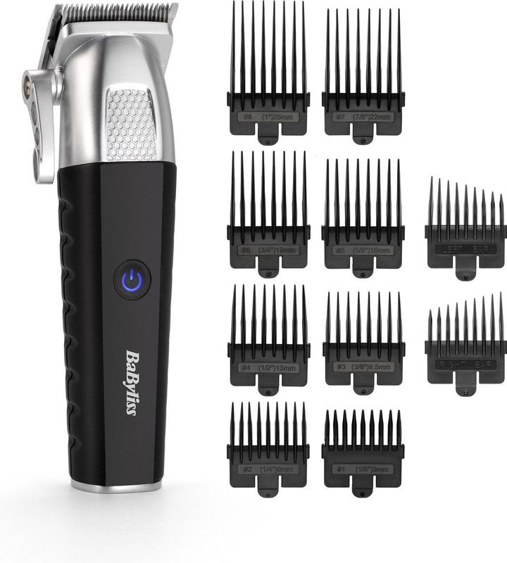 BaByliss - Lithium Power Tondeuse - Draadloos - RVS Messen - 10 Opzetkammen
