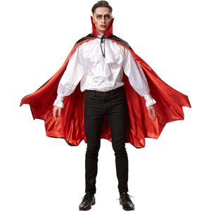 dressforfun - Vampiercape vleermuis 94 cm - verkleedkleding kostuum halloween verkleden feestkleding carnavalskleding carnaval feestkledij partykleding - 301857