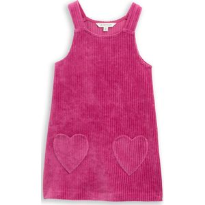 TOM TAILOR - Jurk - Pink - Fluweel/Nicky Velours - Mouwloos - Lang/maxi