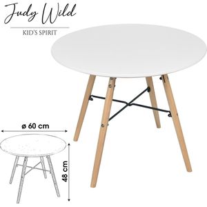 Kindertafel wit MDF/Metaal 60X48CM