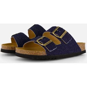 Scholl Josephine Slippers denim Textiel - Dames - Maat 38
