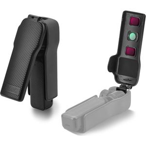 Geschikt voor DJI Osmo Pocket 3 Creator Combo (compatibel met 3 filters) – Pocket 3 Beschermingshoes, Gimbal Flip-Beschermingshoes, Lensbeschermkap & Accessoires (zwart)