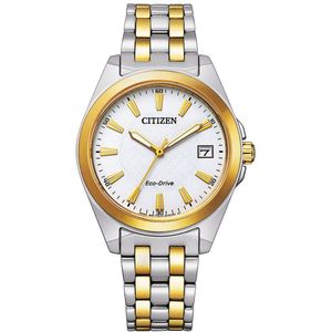Citizen Classic Horloge - Citizen dames horloge - Bicolor - diameter 33.5 mm - roestvrij staal