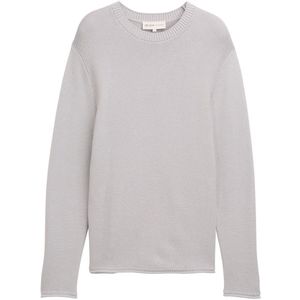 TOM TAILOR DENIM - Trui - Lichtgrijs - Knitwear - Losse Pasvorm - Lange Mouw