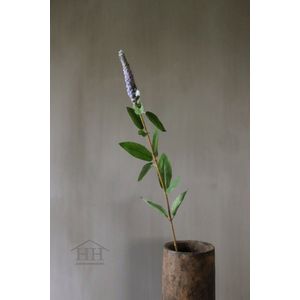 Kunstbloem veronica stem - paars - 67 cm - decoratie - hoge kwaliteit zijde - neppe bloem