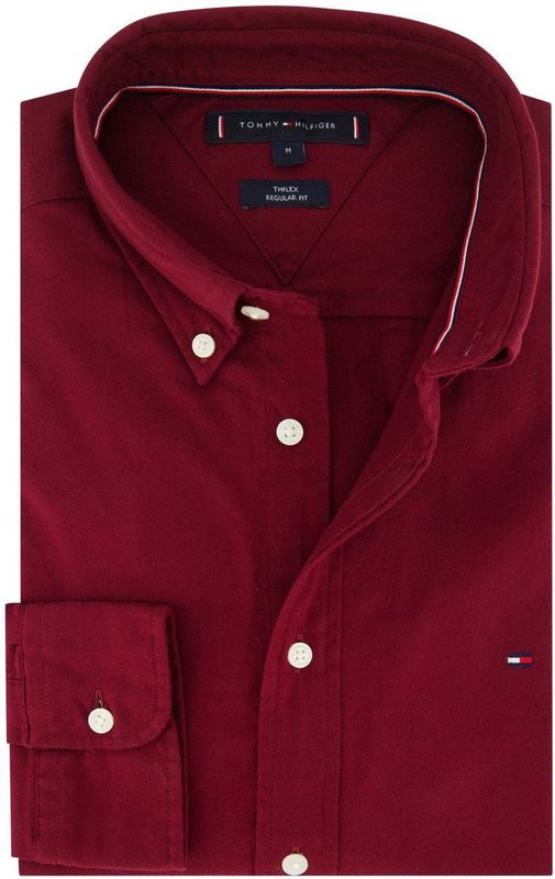 TOMMY HILFIGER Overhemd  donkerrood