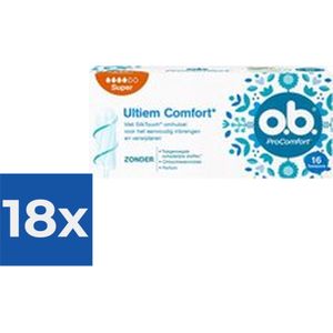 o.b. ProComfort Super 16 stuks - Voordeelverpakking 18 x 16 stuks