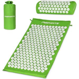 Acupressuurmat met Kussen en Workout App - Ontspan en Verminder Spanningen