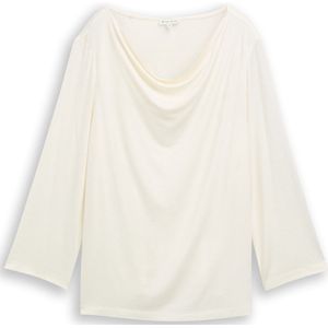 Tom Tailor Shirt met lange mouwen en watervalkraag