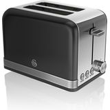 Swan RETRO ST19010BN (810 W - zwart) - Broodrooster - Zwart