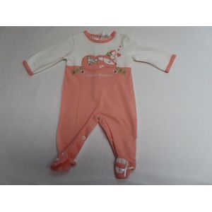 Pyjama - 1 delig - Meisje - Zalm / creme - Vosje - 1 maand 56