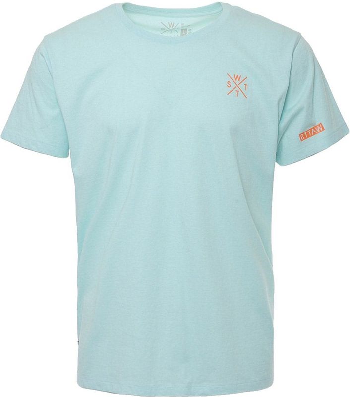 WATTS - T-shirt - Unisex - Ronde Hals - Organisch Katoen - Effen