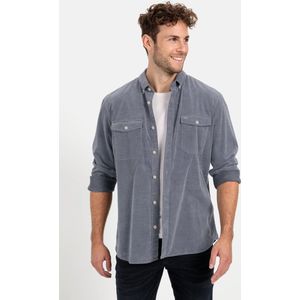 Camel Active casual overhemd donkerblauw