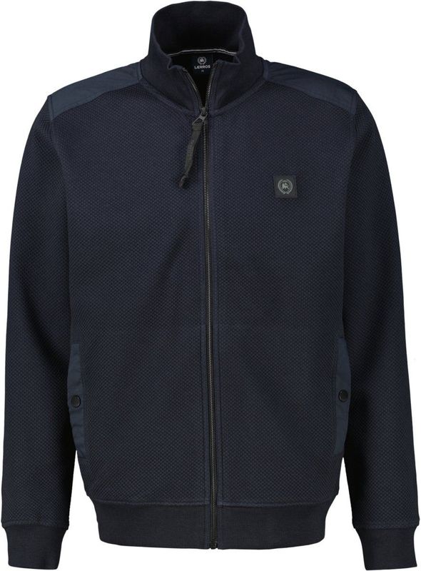 Lerros - Sweatjack - Classic Navy - Heren - Sportieve Structuur