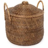 De koloniale handvattenmand - natuurlijk bruin