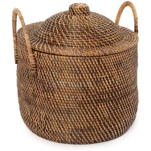 De koloniale handvattenmand - natuurlijk bruin