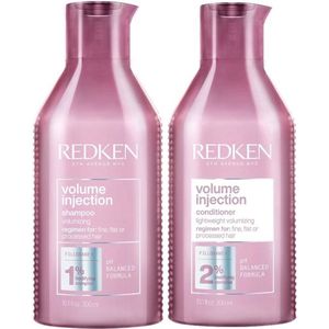 Redken Volume Injection shampoo en conditioner duo 300ml - extra voordelig