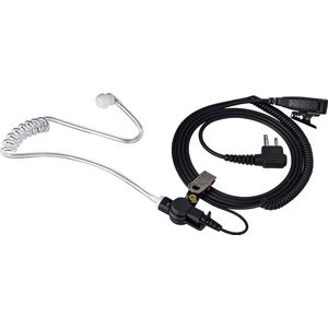 Beveiligde Oortjes met Acoustic Microfoon - Professionele Security Earpiece voor Motorola - Discrete Luisterervaring - In-Ear Hoofdtelefoon voor Beveiligingspersoneel met Geïntegreerde Microfoon - Hoogwaardige Communicatieaccessoire