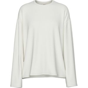 PIECES - PCSadie - T-shirt - Wit - Lange Mouw - Losse Pasvorm