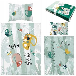 Kameleon Kinderbeddengoed Set 100x135cm - 100% Katoen