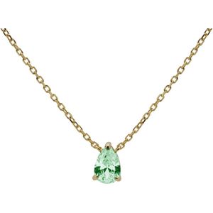 Karma Ketting Julia Ocean Green Goud