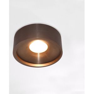 Artdelight - Plafondlamp Orlando Ø 14 cm mat brons