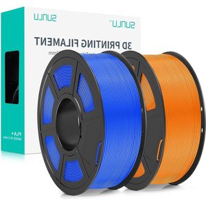 PLA Plus Filament 1.75mm 2KG Sterker Duurzaam Blauw - Oranje 3D Printing Filament +/- 0.02mm