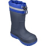 Playshoes Uniseks regenlaarzen voor kinderen, marine manchet, 24 EU